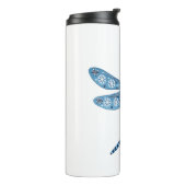 Snowflake Dragonfly Spirit Thermosbecher (Nach links gedreht)