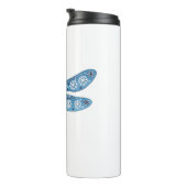 Snowflake Dragonfly Spirit Thermosbecher (Nach rechts gedreht)