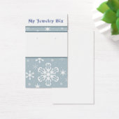 Snowflake-Earring-Karten (Schreibtisch)