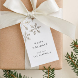 Snowflake Elegante Imitat Geschenkanhänger