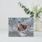 Snowflake Fae Postkarte (Stehend Vorderseite)