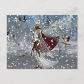 Snowflake Fae Postkarte (Vorderseite)