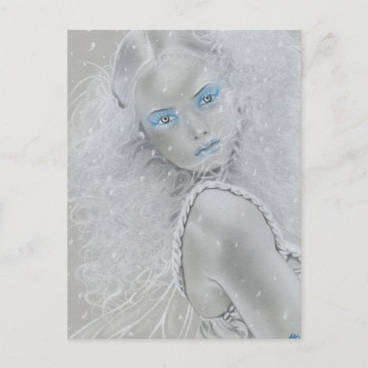 Snowflake Fairy Postcard Postkarte (Vorderseite)
