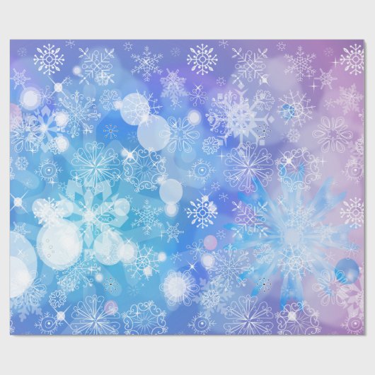 Snowflake Fantasy Geschenkpapier (Flach)