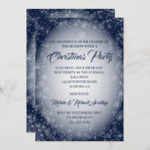 Snowflake-Feiertag Einladung (Vorne/Hinten)