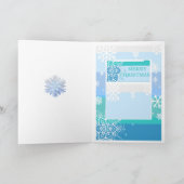 SNOWFLAKE FEIERTAGSKARTE (Innenseite)