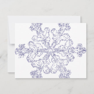 Snowflake Feiertagskarte