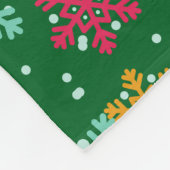 Snowflake Fleece Blanket (Ecke)