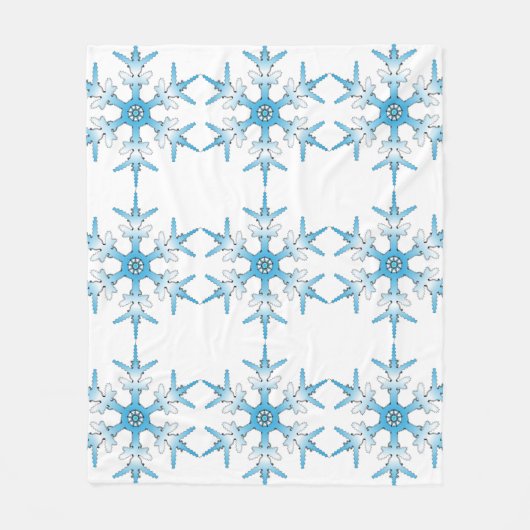 SNOWFLAKE FLEECEDECKE (Vorderseite)