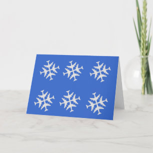 Snowflake Flugzeug Karte