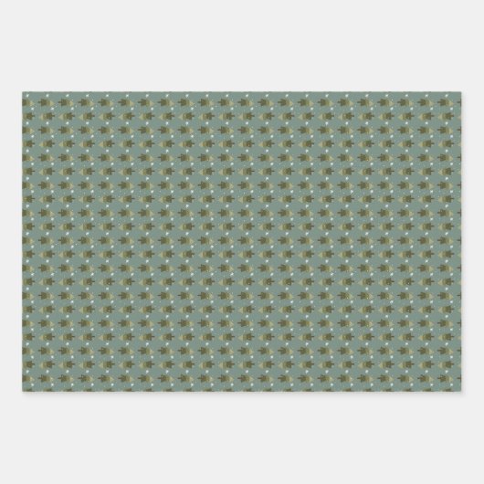 Snowflake Forest (Small) Wrapping Paper Set von 3 Geschenkpapier Set (Vorderseite)