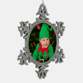 Snowflake Foto Ornament (Links)