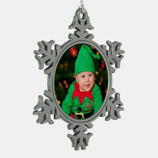 Snowflake Foto Ornament (Links)