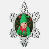 Snowflake Foto Ornament (Rechts)