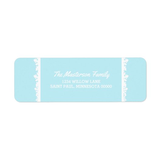 Snowflake Frame Feiertag (Vorne)