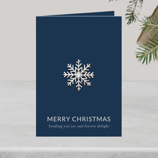 Snowflake Frohe Weihnachtskarte Karte
