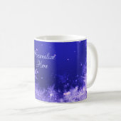 Snowflake-Funkeln-Tasse Kaffeetasse (VorderseiteRechts)