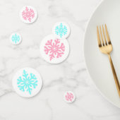 Snowflake Gender Reveal Confetti Konfetti (Gruppe)