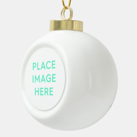 Snowflake Gerahmt Ornament Keramik Ball (Rechts)