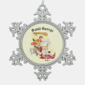 Snowflake Gerahmt Ornament : Saint George (Vorderseite)
