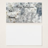 Snowflake-Geschenketags (Vorne & Hinten)