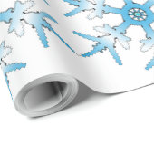 SNOWFLAKE GESCHENKPAPIER (Rolleneckpunkt)