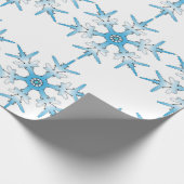 SNOWFLAKE GESCHENKPAPIER (Ecke)