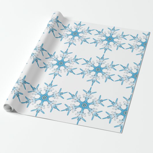 SNOWFLAKE GESCHENKPAPIER (Ungerollt)