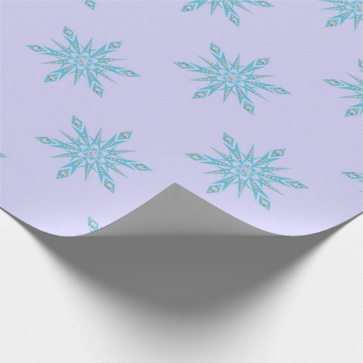 "Snowflake" Geschenkpapier (Ecke)