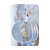 Snowflake Globe Bath Mat Badematte (Vorderseite Vertikal)
