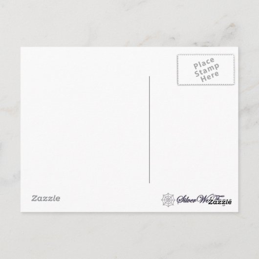 Snowflake-Globe-Postkarte Postkarte (Rückseite)