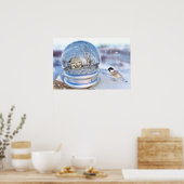 Snowflake Globe Print Poster (Küche)