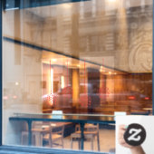 Snowflake Glühbirnen rot_ Pack mit 4 Fensterhebern Fensteraufkleber (Café-Fenster)