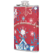 Snowflake Greetings I Flachmann (Links)