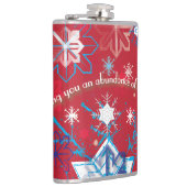 Snowflake Greetings I Flachmann (Rechts)