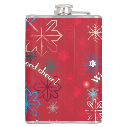 Snowflake Greetings I Flachmann (Rückseite)