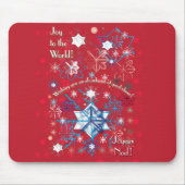 Snowflake Greetings I Mousepad (Vorne)