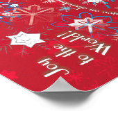 Snowflake Greetings I Poster (Ecke)