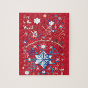Snowflake Greetings I Puzzle