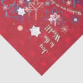 Snowflake Greetings I Seidenpapier (Ausschnitt)