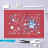 Snowflake Greetings I Seidenpapier (Handwerk)