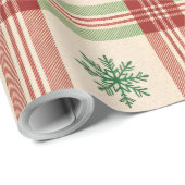 Snowflake Grid Geschenkpapier (Rolleneckpunkt)