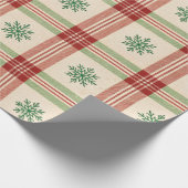 Snowflake Grid Geschenkpapier (Ecke)