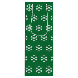 Snowflake Grüne Weihnachtswein Geschenktasche Geschenktüte Für Weinflaschen