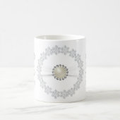 Snowflake Happy Holidays Tasse (Mittel)