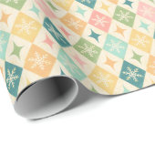 Snowflake Harlequin MCM Merry & Bright Geschenkpapier (Rolleneckpunkt)