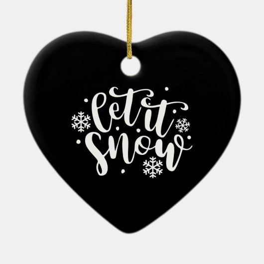 Snowflake Heart Ornament (Hinten)