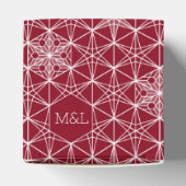 Snowflake-Hochzeit im japanischen Stil Geschenkschachtel (Oben)