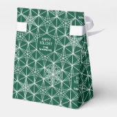 Snowflake-Hochzeit im japanischen Stil Geschenkschachtel (Rückseite)