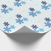 Snowflake Holiday Geschenkpapier (Ecke)